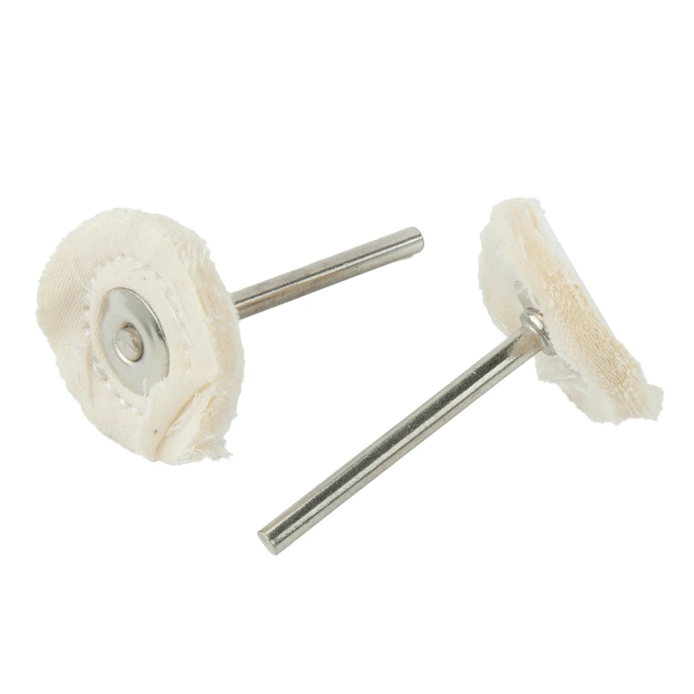5pcs Cloth Wheel Buffing Pads for Jewelry Metalworking and Precision Finishing on Rotary Polishers and Grinders