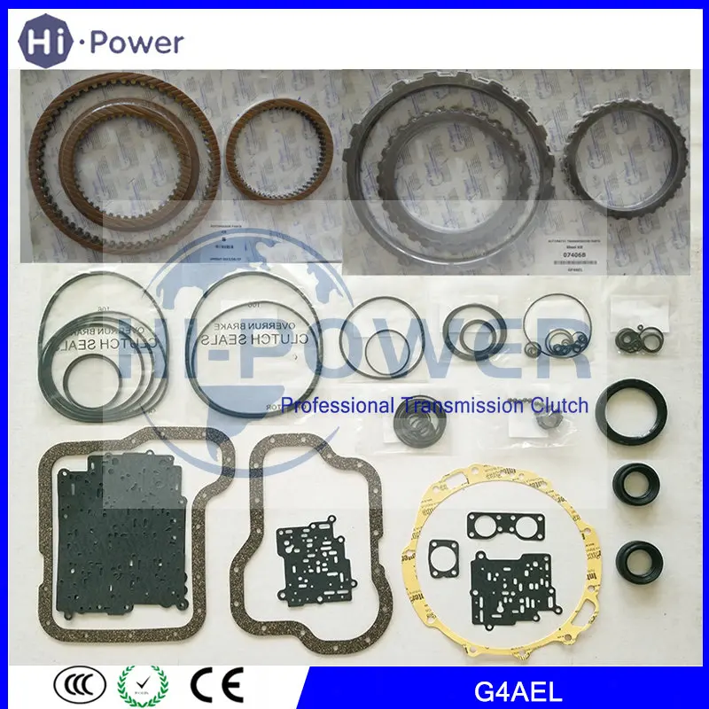 G4AEL Auto Transmission Clutch Master Repair Kit Friction Plates Steel Kit For Mazda 1986-0N Gearbox Clutch Disc Kit