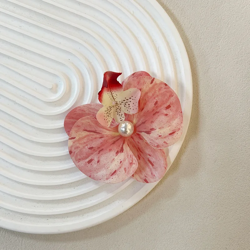 Butterfly Orchid Simulation Flower Hair Clip, Chic Design