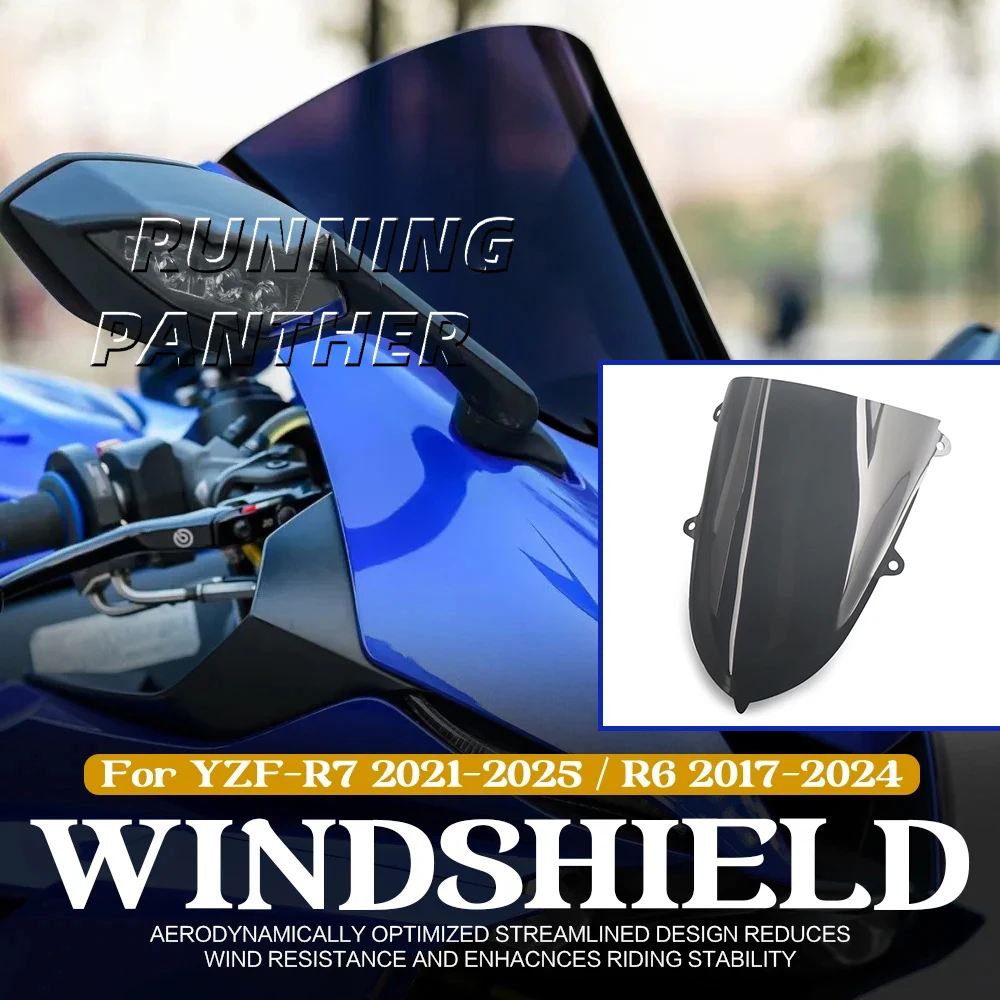 

New Motorcycle Modified parts Acrylic windshield guide plate acrylic For YAMAHA YZF-R7 R7 2021-2025 YZF-R6 R6 2017-2024