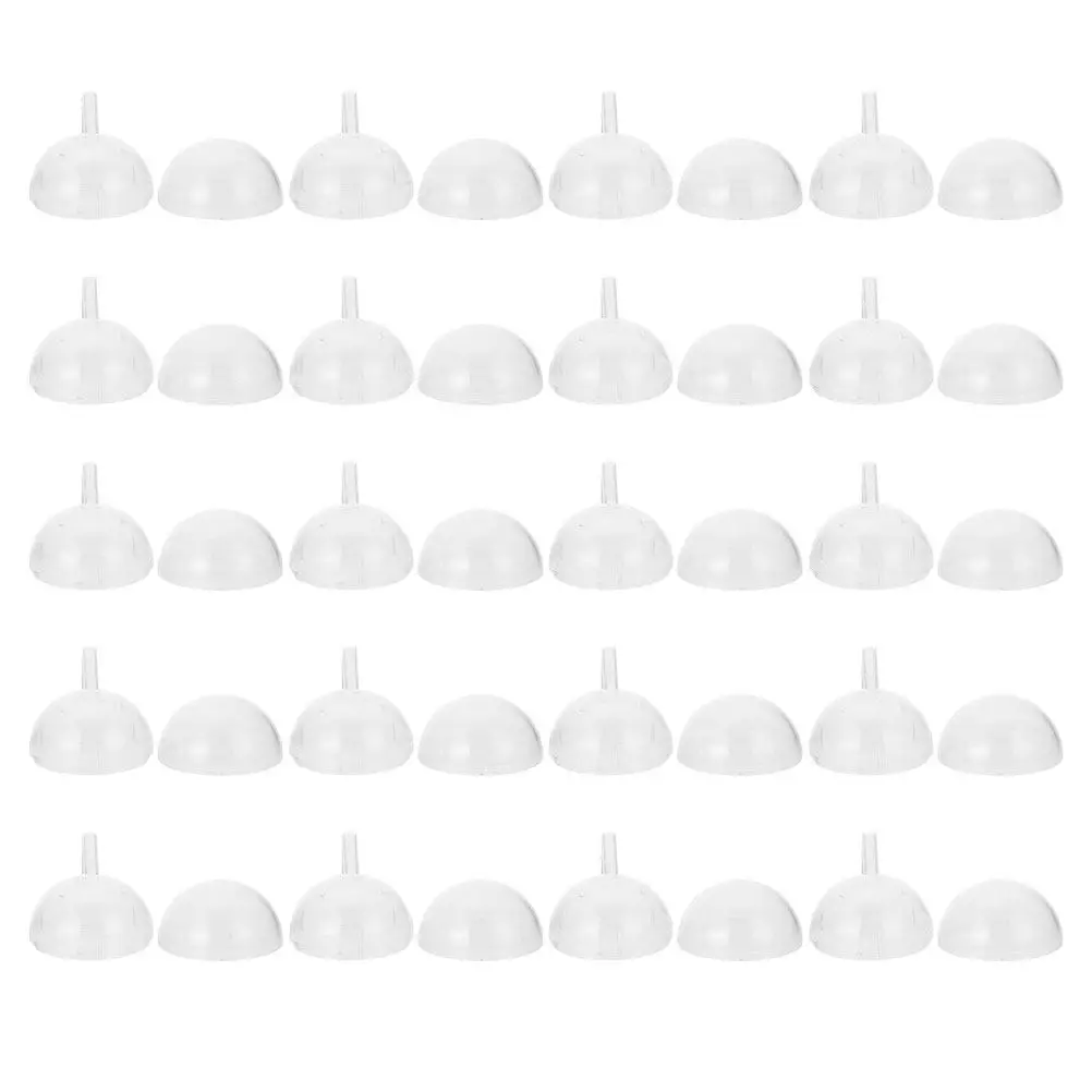 

20Pcs Clear Chocolate Holder Plastic Round Candy Wrappers Unique Design Flower Support Rack Candy Packaging Case Chocolate