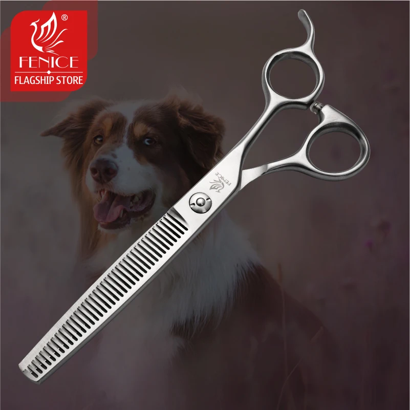 Fenice 6.5 inch pet dog grooming scissors Bichon Teddy dog thinning trimming scissors shears for dogs products 25-30% rate