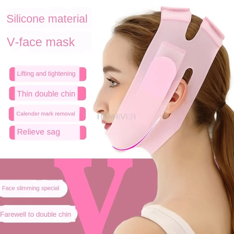 Silicone V Face with V Face Gadgets Pull Pattern Firming Small V Face Bandage Face Slimming Face with Double Chin