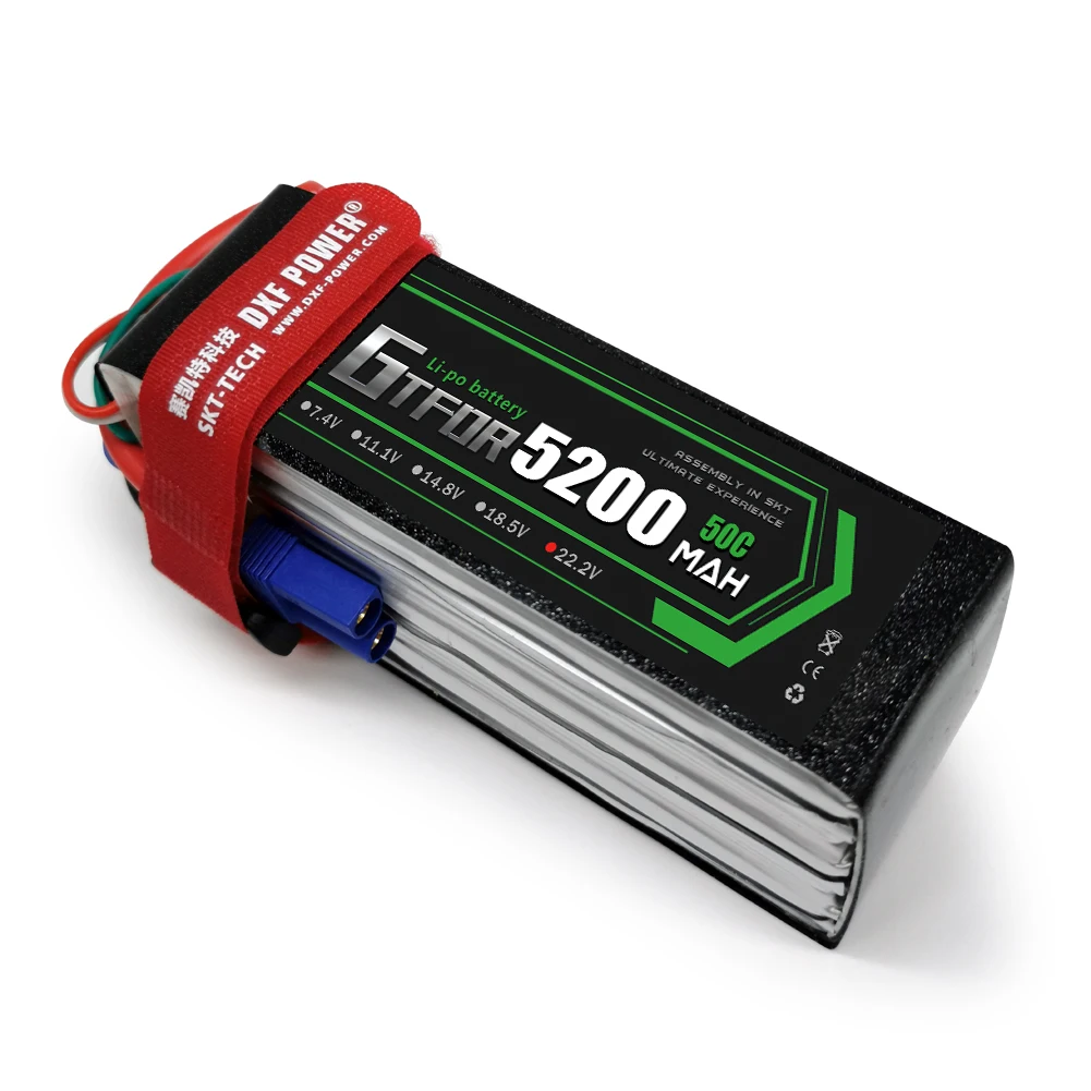 GTFDR 6S Lipo Battery 22.2V 7500mAh 7000mAh 6500mAh 5200mAh XT90 XT60 T for FPV Drone Airplanes Quadcopter Boat Truck Helicopter