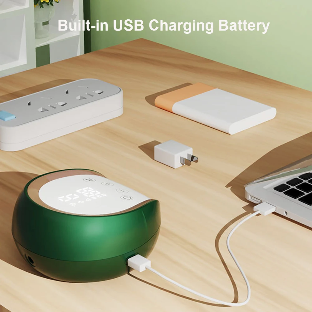 Portable Electric Breast Pump Hands Free Breast Pump for Breastfeeding 3 Modes & 9 Adjustable Suction Levels Low Noise