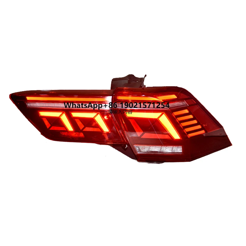 

LED Car Lights for VW Tiguan L 17-21 LED Taillights Assembly Upgrade 2022 Style Dynamic Rear Lamps Tool Car Accessories