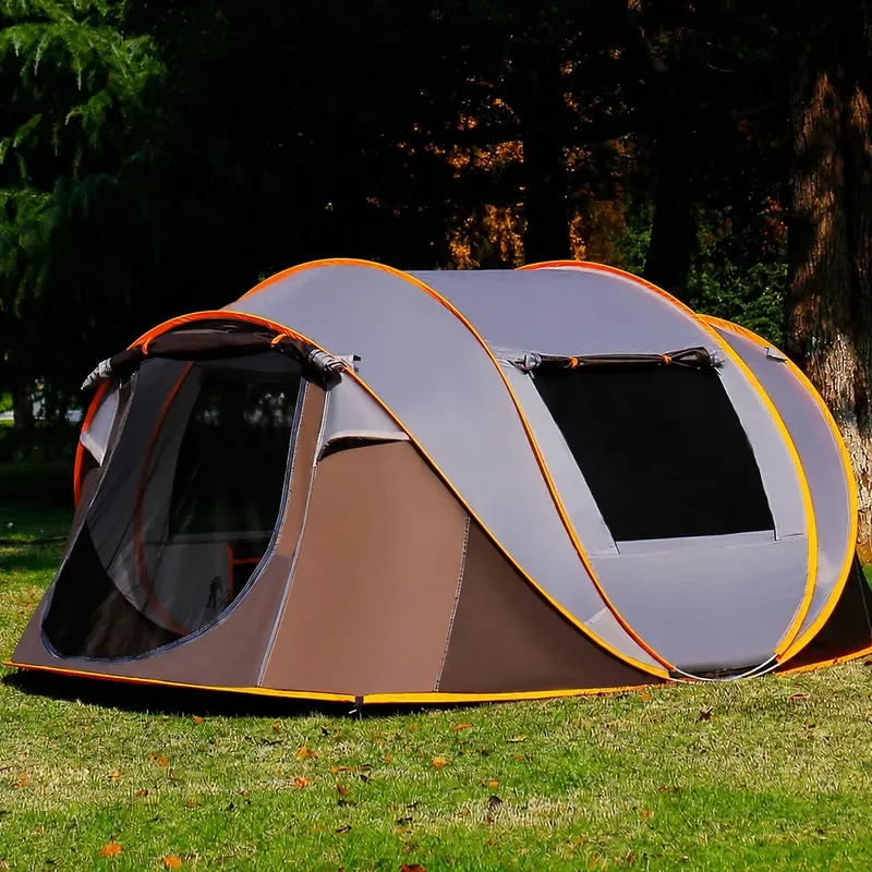 Quick Open Pop Up Tent Portable Folding Camping Tent Outdoor Beach Sun Shelter Rain Protection Lightweight Travel Supplies