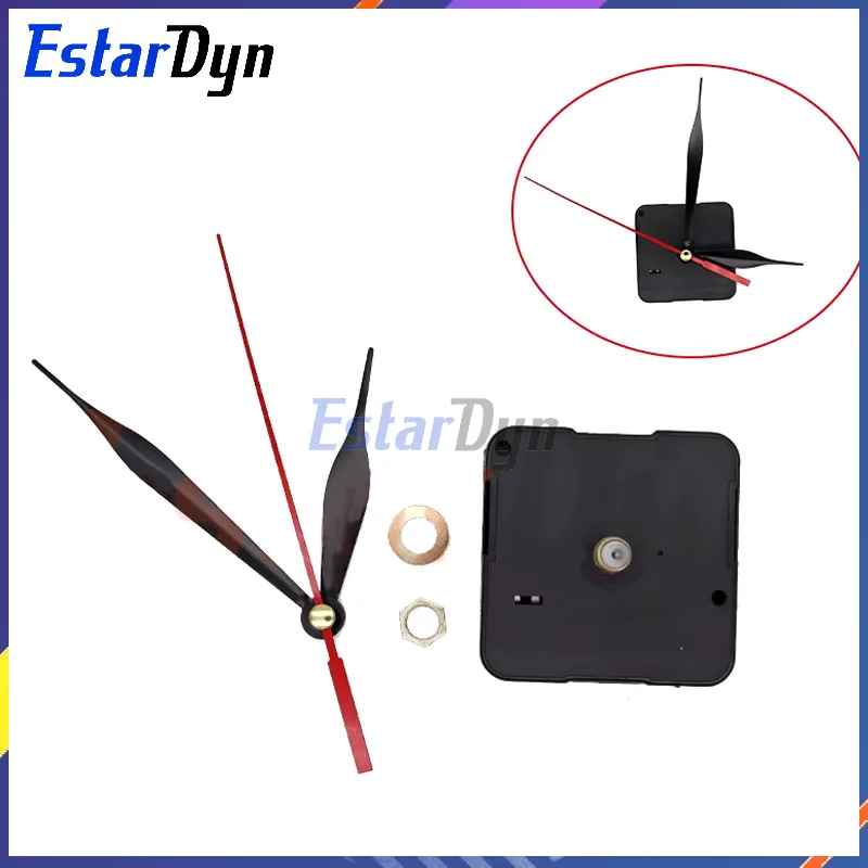 Estardyn HQ3268 Professional And Practical Quartz Wall Clock Movement Mechanism DIY Repair Tool Parts Kit with Red Hands