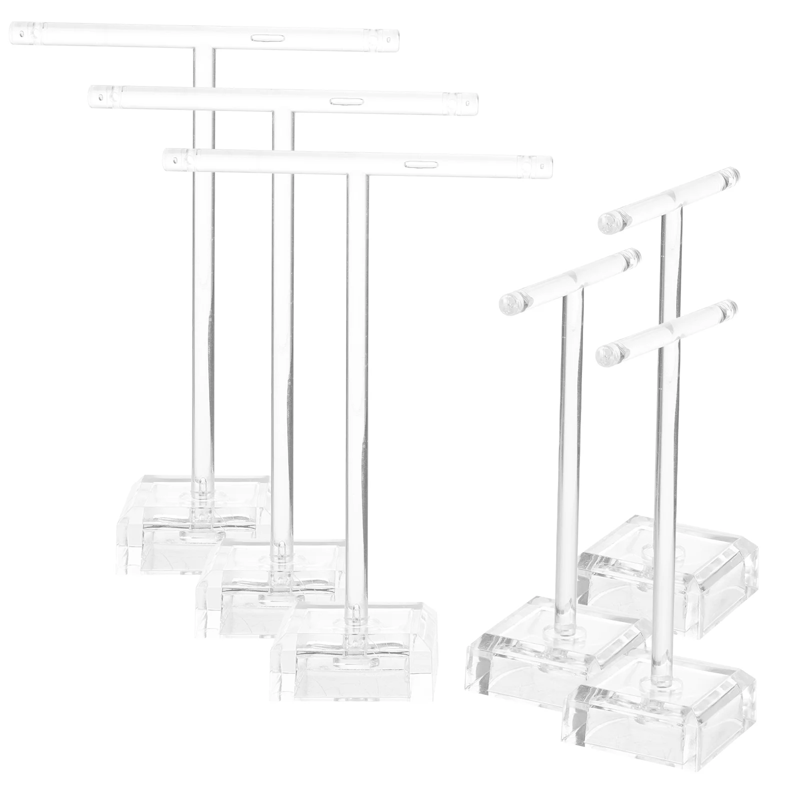 6 pezzi espositore per orecchini orecchini pendenti portaoggetti appendiabiti supporto acrilico Miss