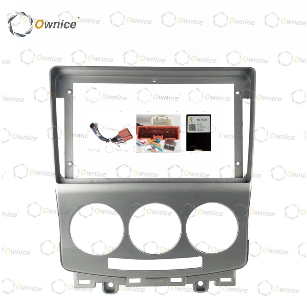 Ownice 9 Inch Car Frame Fascia Adapter Canbus Box for Mazda 5 Mazda5 2005 - 2010 Android Radio Audio Dash Fitting Panel Kit