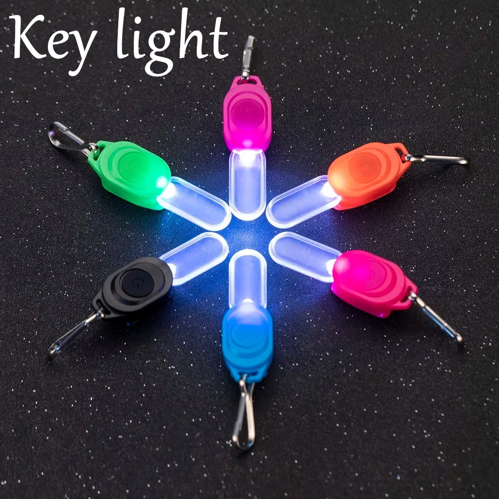 Mini LED Illuminated Night Flashing Luggage Zipper Light key Light Walk Schoolbag Backpack Clothes Hiking Emergency Safety Light