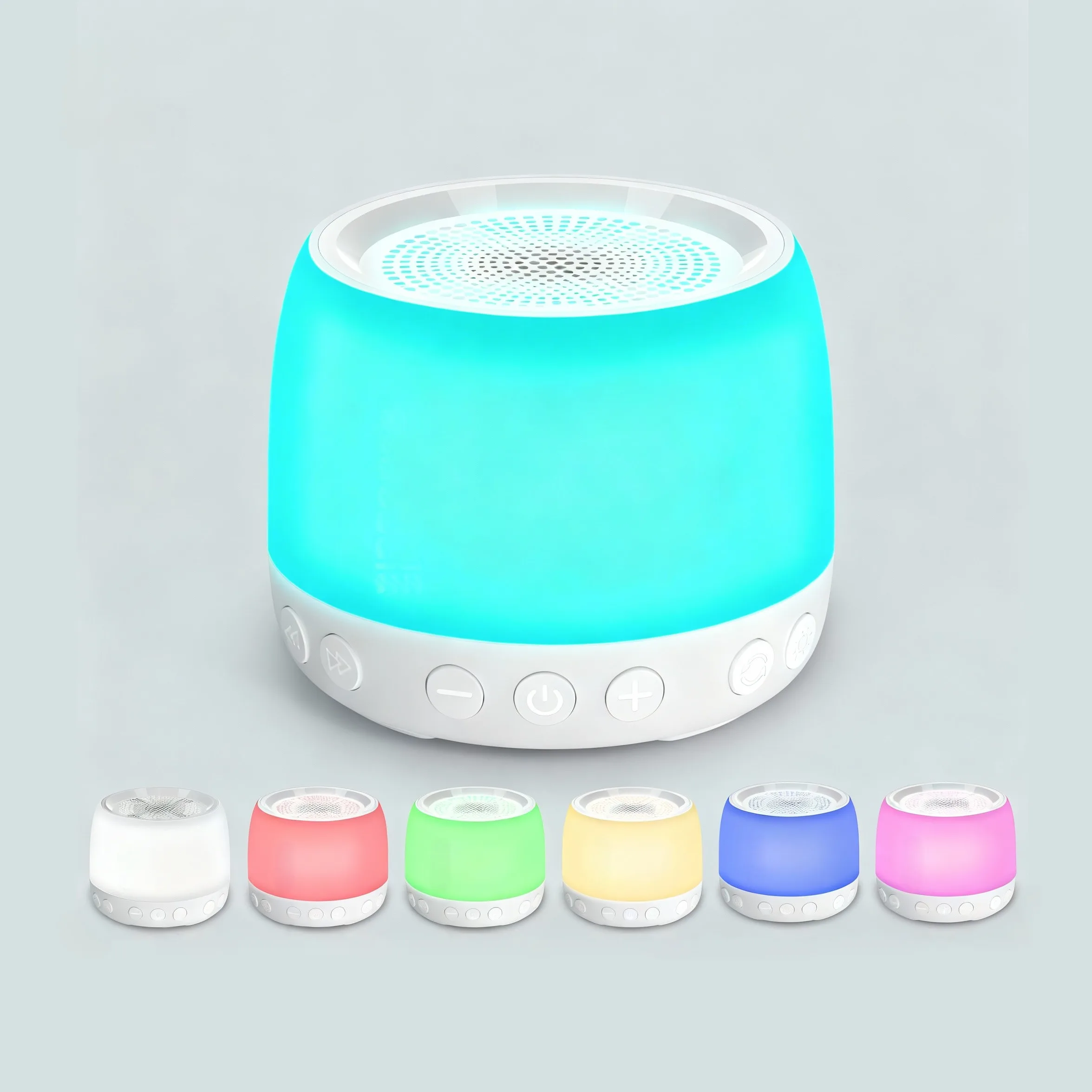 ソフト調光ナイトライト付きホワイトノイズマシン 睡眠サウンドマシン 睡眠と休息を助ける13の心地よい音