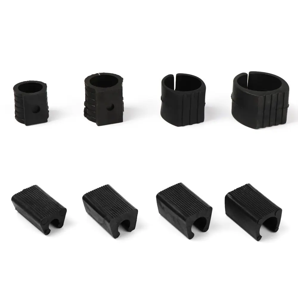 10pcs Useful Durable U Shaped Non-slip Anti-front Tilt Damper Stool Tube Caps Chair Leg Pad Pipe Clamp