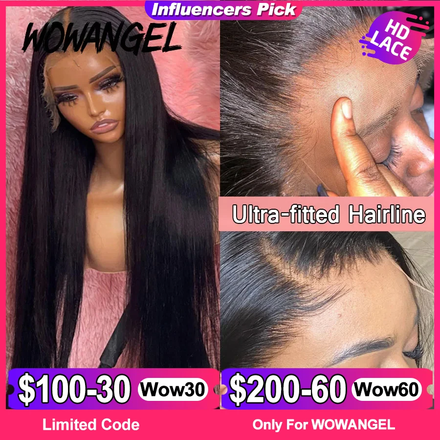 Pre Straight Human Front For Real Wig Wig HD 13x6