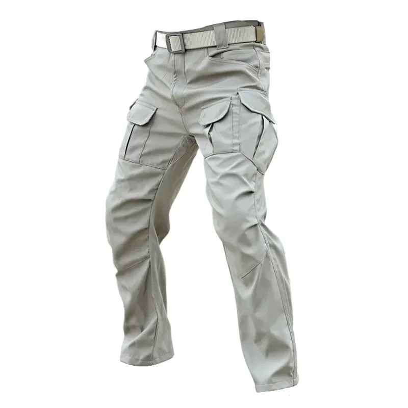 

Casual Man Pants Multi-Pocket Tactical Cargo Pants Wear-resistant Combat Men's Cargo Pants Hiking Joggers Trousers
