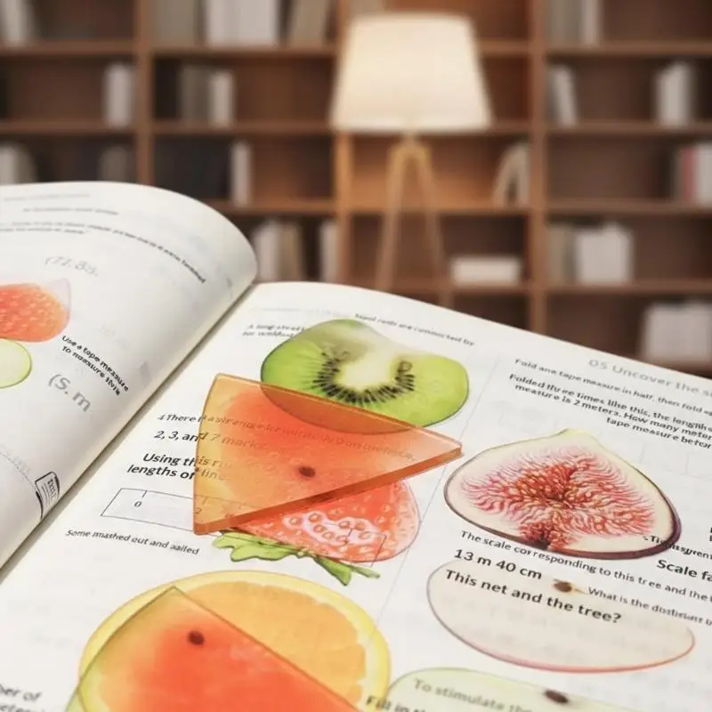 Reading Bookmark Simulation Fruit Bookmark Desktop Decor Bookmark Eye-Catching For Birthday Gift Stationery Collection