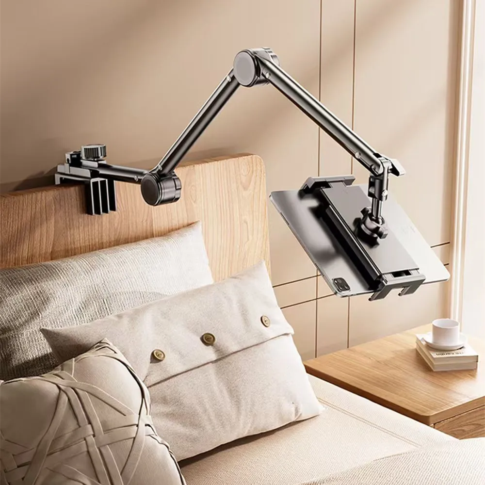 Flexible Arm Folding Cell Phone Lying in Bed Holder Mobile Phone Table Support for Video Shooting Galaxy Tab Tablet Arm Holder