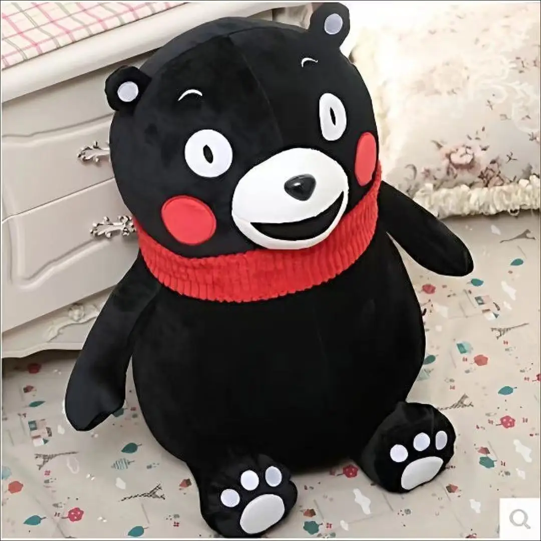 

Незаполненный 100 см японский медведь Кумамон плюшевая игрушка милый чехол для куклы (без наполнения) с застежкой-молнией дивана автомобиль декор комнаты орнамент подушка подарок