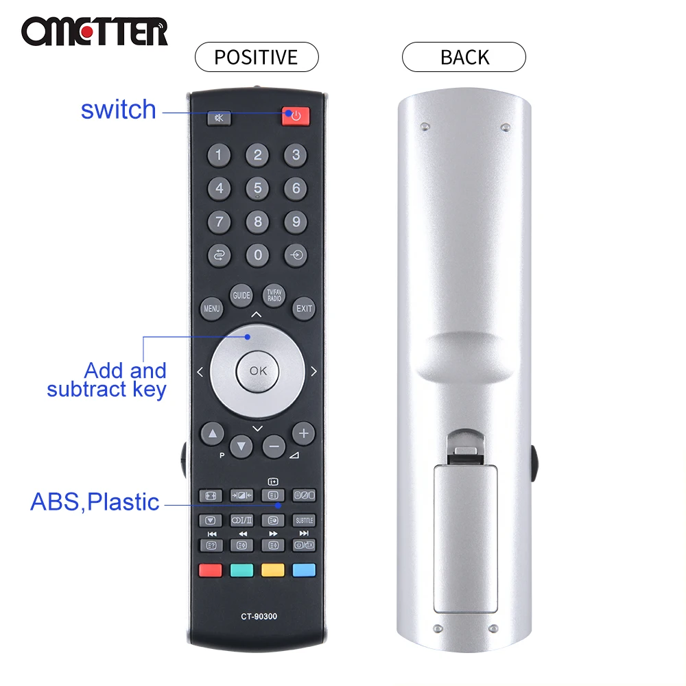 مناسبة لتوشيبا التلفزيون عن بعد التحكم CT-90300 CT-8003 37WLT68G 32AV555D 37WLT68P 42A3030D 42A3030DG 42WLG66 42WLG66P