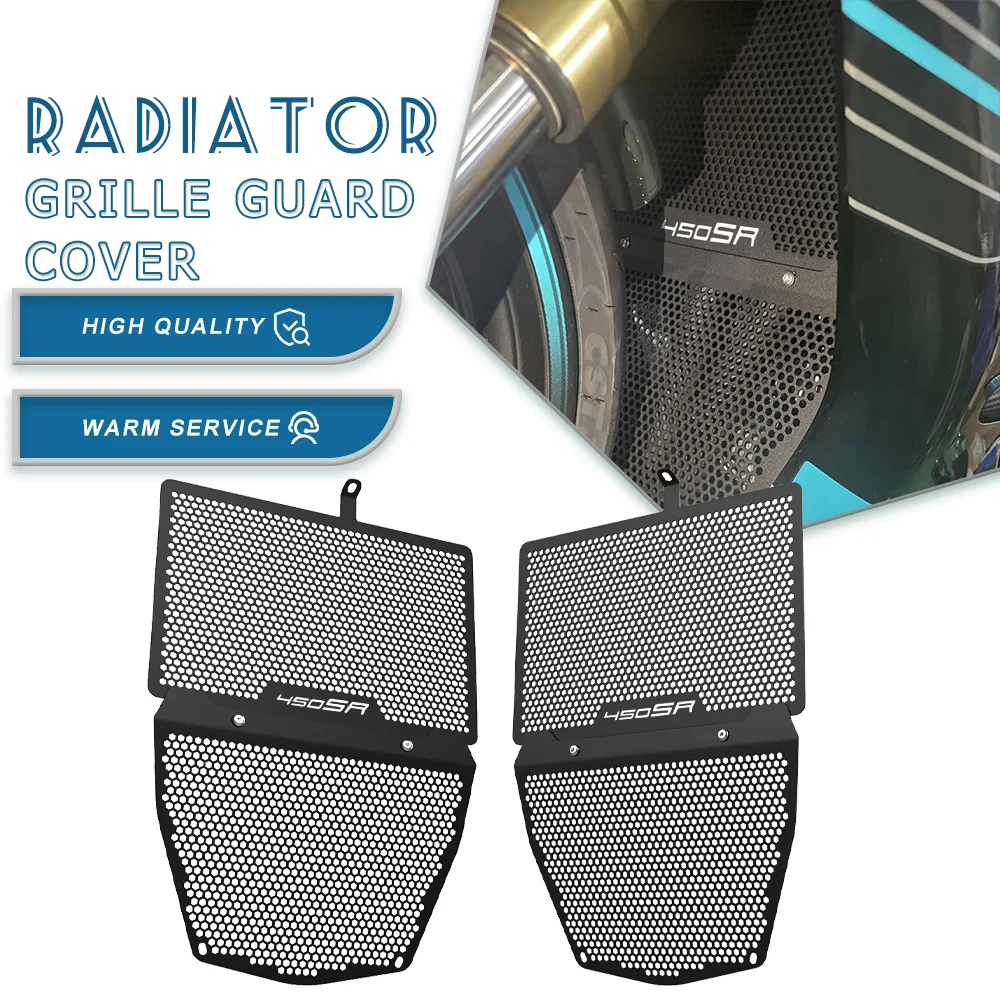 

For CFMOTO 450SR 450SS 450 SR/SS 2023 2022 2024 Motorcycle CNC Radiator Grill Guard oil cooler Guard Protection Cover Set