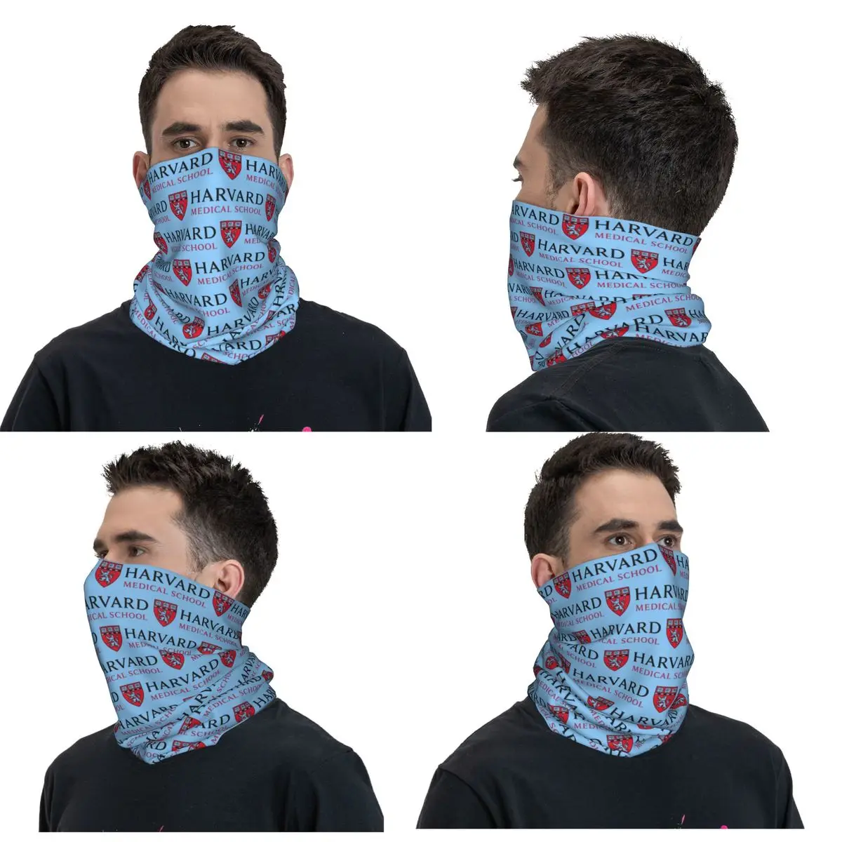 Harvard Medical School Bandana Neck Cover Printed Mask Scarf Multifunction FaceMask Running Unisex Adult Windproof