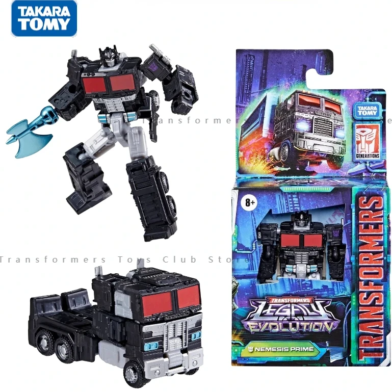 EnStock Takara Tomy Transformers Legacy Evolution Core Class Nemesis Prime figura de acción modelo colección regalo juguete