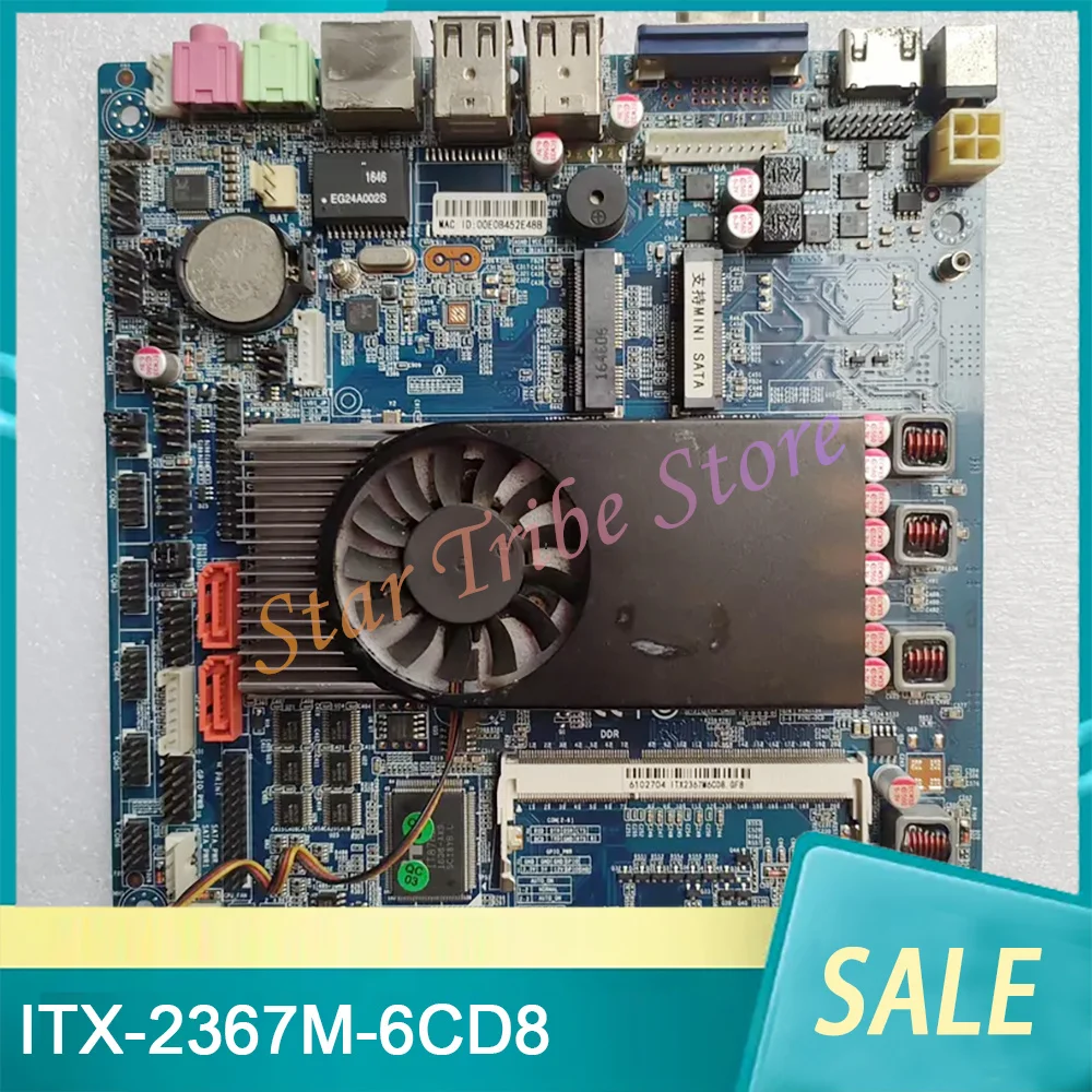ITX-2367M-6CD8 Integrated CPU Industrial Control Computer Motherboard