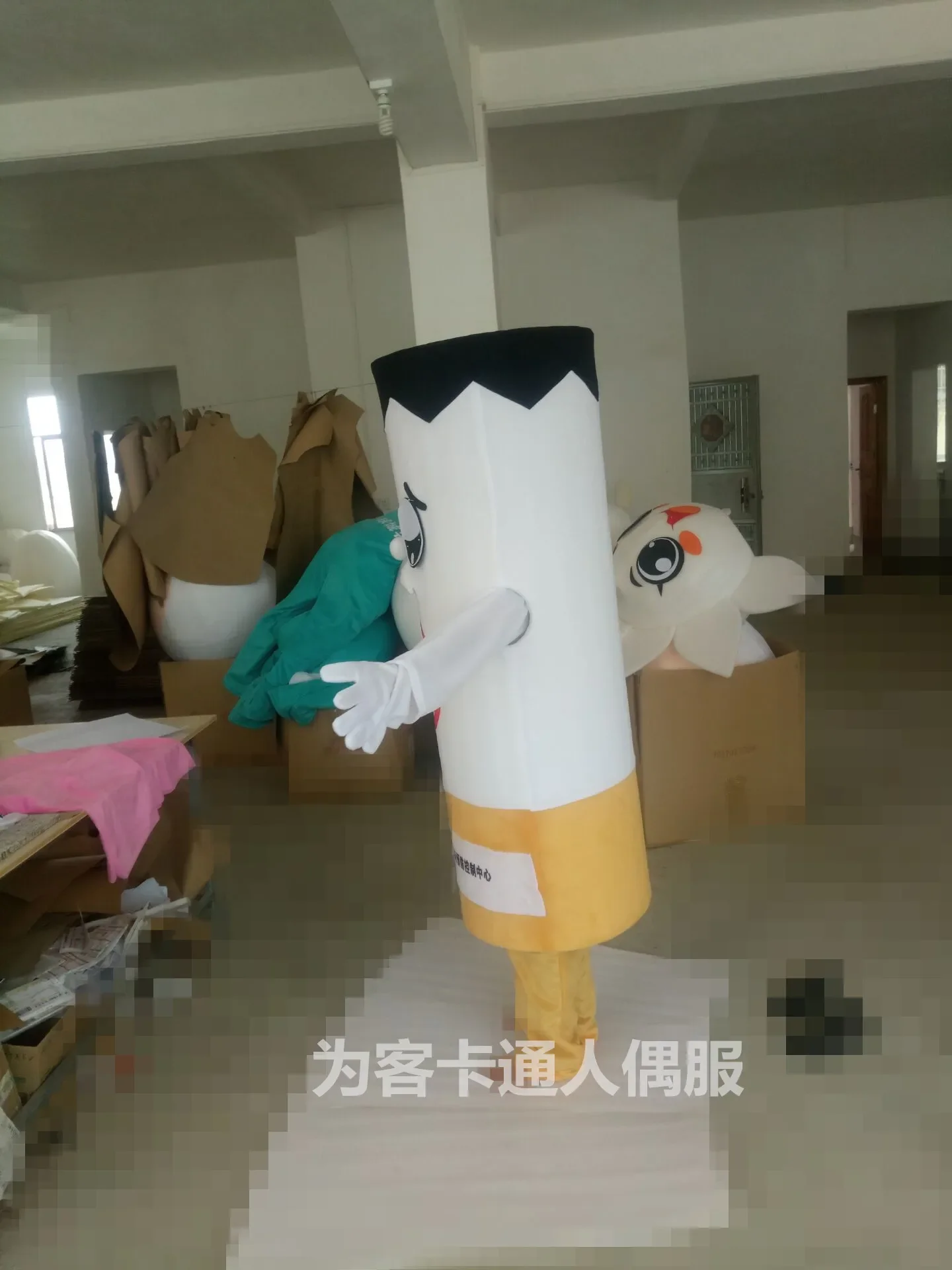 Christmas Adult Smoke Mascot Costume Cigarette Tobacco Mascot Fancy Dress Christmas Cosplay For Halloween Party Event