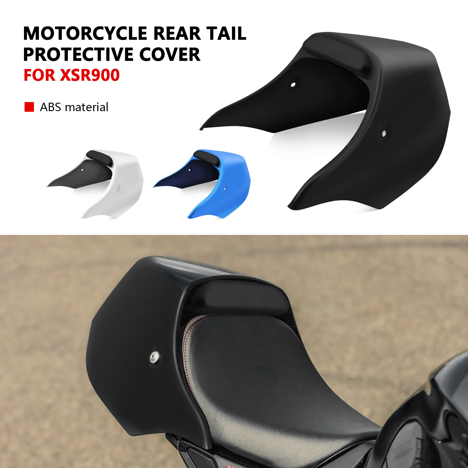 

For XSR 900 2024 XSR900 2025 2024 2023 2022 Motorcycle Hump Spoiler Fairing Seat Cowl Passenger Pillion Rear Seat Cover