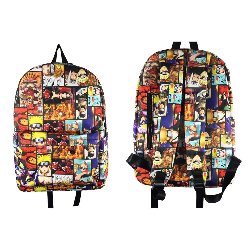 NARUTO Japanese Cartoon Children Backpacks Namikaze Minato Hatake Kakashi Anime Peripherals Large Capacity Student Backpack Gift