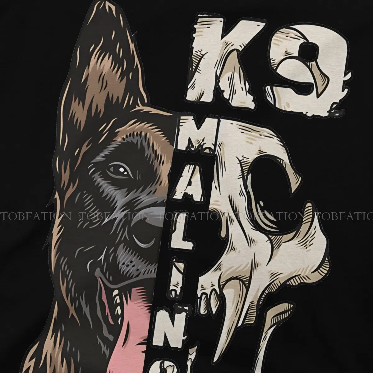 Belgian Malinois Dog Training Tshirt Graphic Men Tops Vintage Goth Summer Clothing 100% Cotton T Shirt