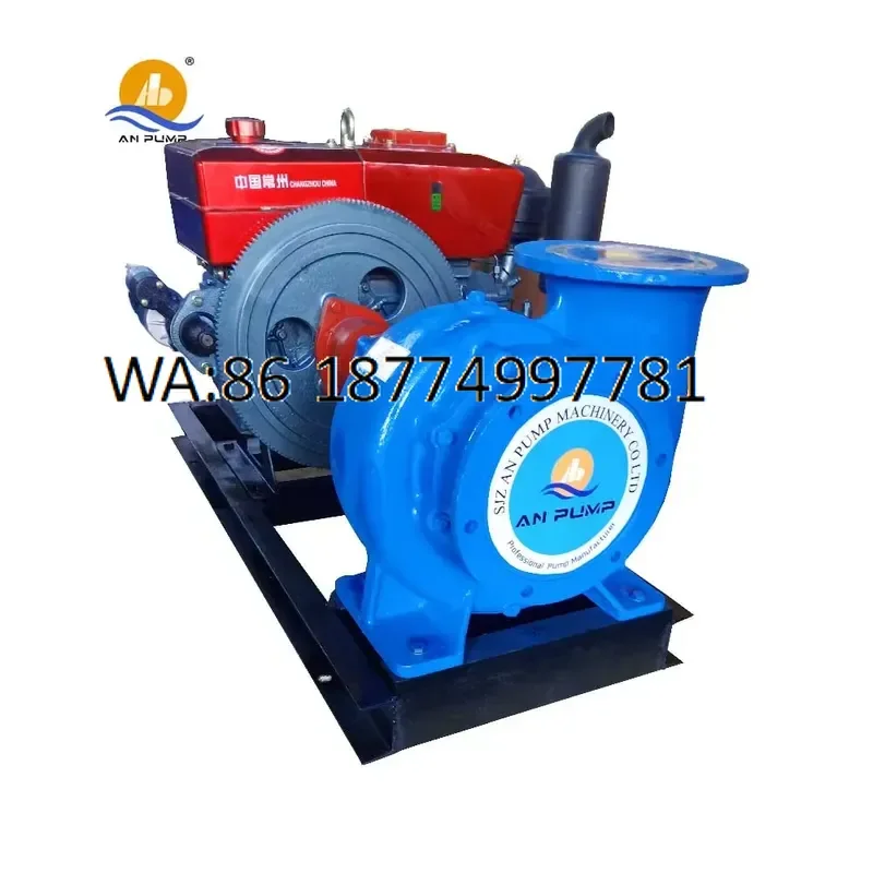 custom Low Noise 20hp Centrifugal Water Pump Irrigation for Engine Mixed Flow Pump for Gold Dredge