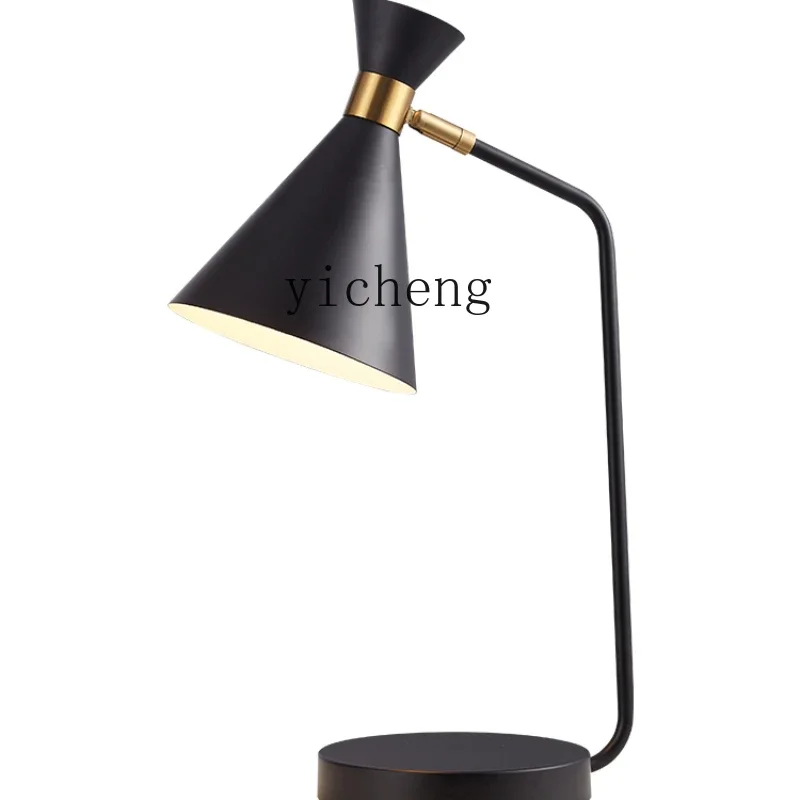 

ZC Simple Bedroom Table Lamp Bedside Lamp Creative Post-Modern Desk Study Reading Lamp