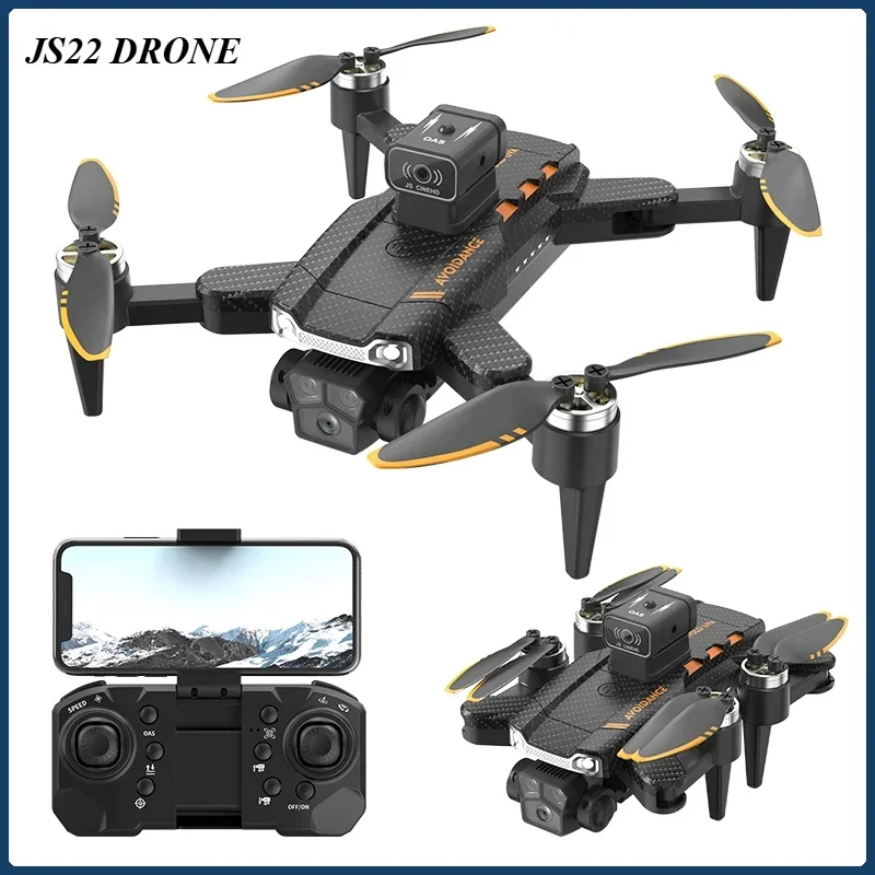 

JS22 Mini Drone professionnel 8K HD Camera Drones Brushless Optical Flow Positioning Photography Folding RemoteControl Dron Toys