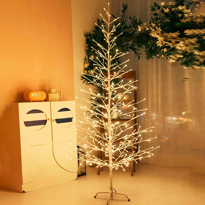 Popular LED anti-truth Christmas tree lights, room layout lights, Christmas lights, ambient decoration, warm colors