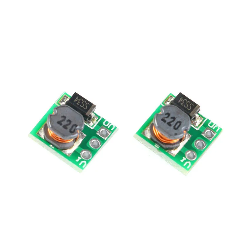 2PCS 0.9-5V To 5V DC-DC Step Up Power Supply Module Voltage Boost Converter Board 1.5V 1.8V 2.5V 3V 3.3V 3.7V 4.2V To 5V