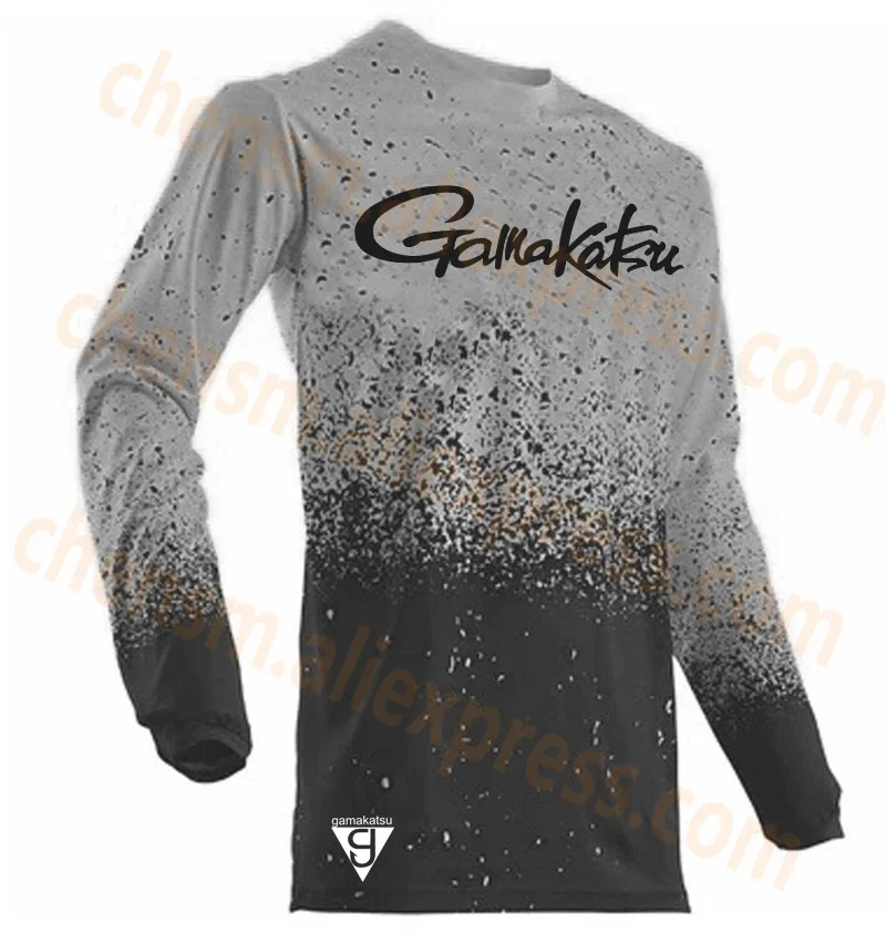

2024 Gamakatsu Men Clothing Ultrathin Long Sleeve Sunscreen Anti-uv Breathable Coat Summer Fishing Shirt Size XS-5XL Jacket