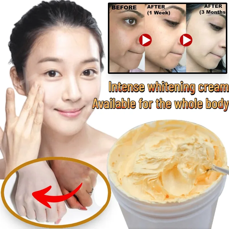 Ginseng Pearl Cream Powerful Whitening and Brightening Concealer Isolation Cream Moisturizing and Even Skin Tone, Body Whitening