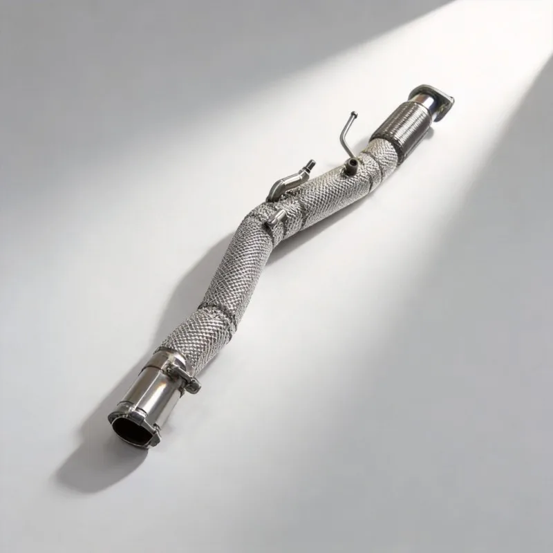 Stainless Steel OPF/GPF Segment Straight-through Front Tube for Mercedes-Benz AMG A35 A35L 2.0T 2019-2023 Exhaust System