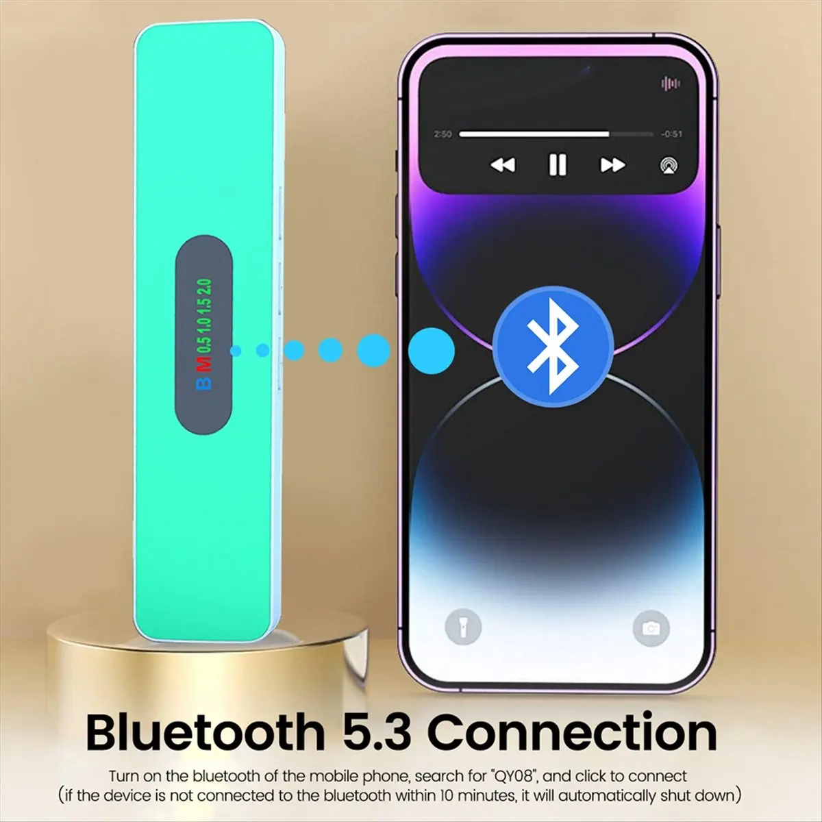 Bone Conduction Speaker Under Pillow Bluetooth Sleep Aid Sound Box White Noise Machine Support TF Card Timed Shutdow
