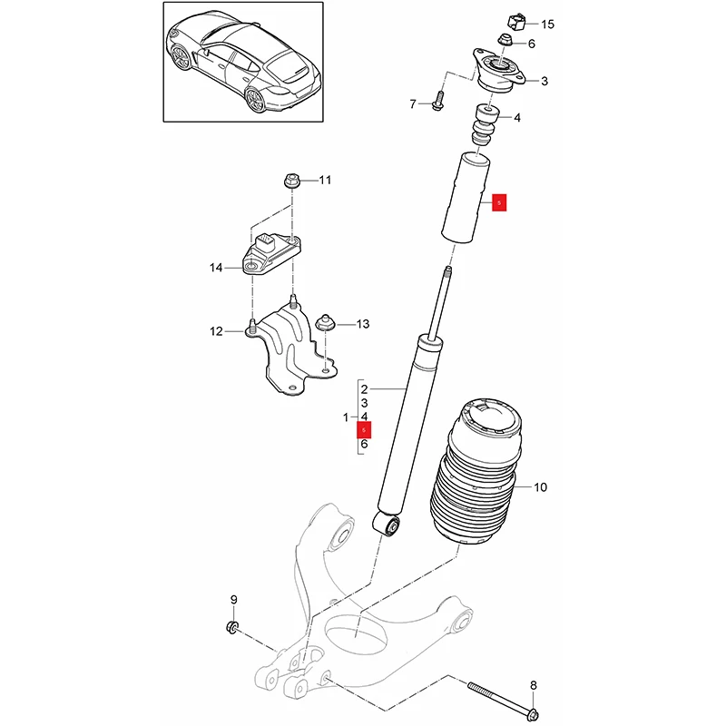 Para porsche panamera 970 kit de cobertura contra poeira traseira engrenagem de direção capa contra poeira 97033310701   970 333 107 01