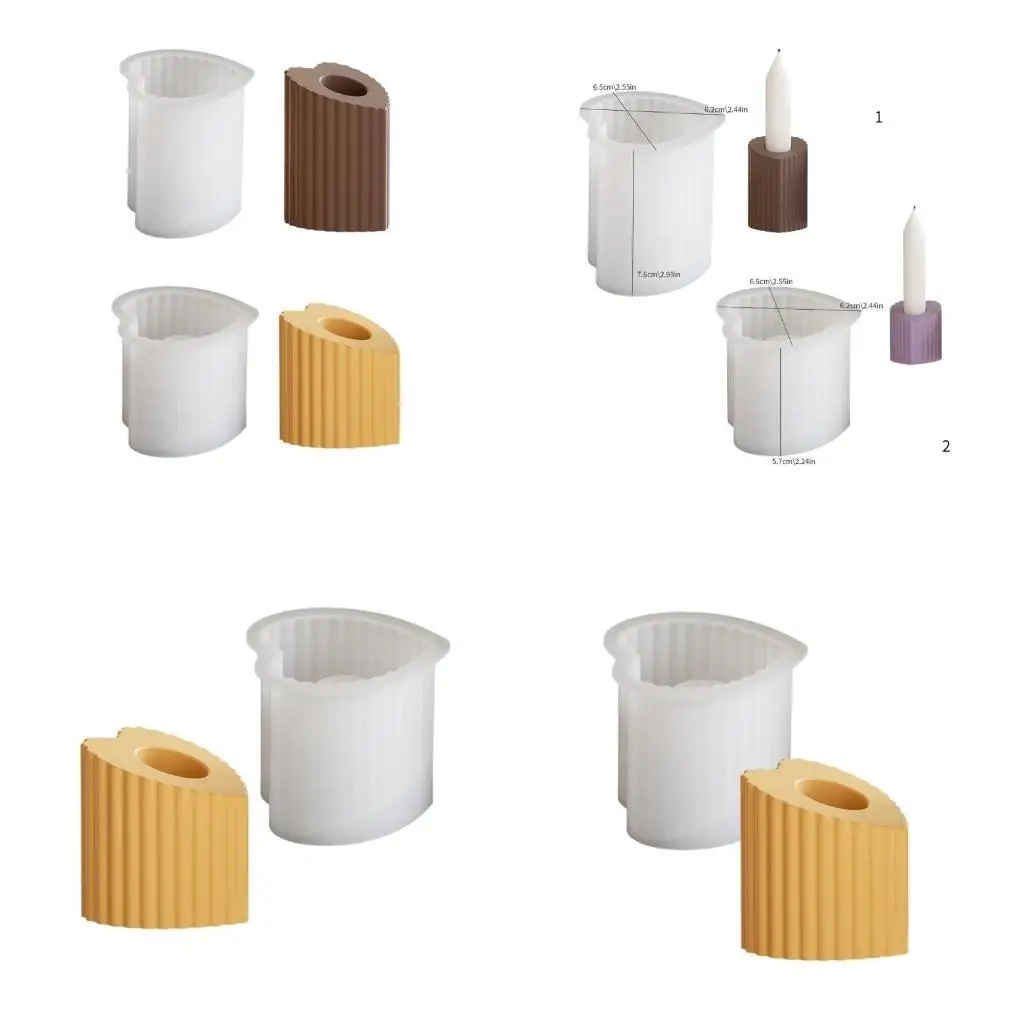 

J78F Artistic Silicone Stand Crafting Molds For Custom Holder Creations