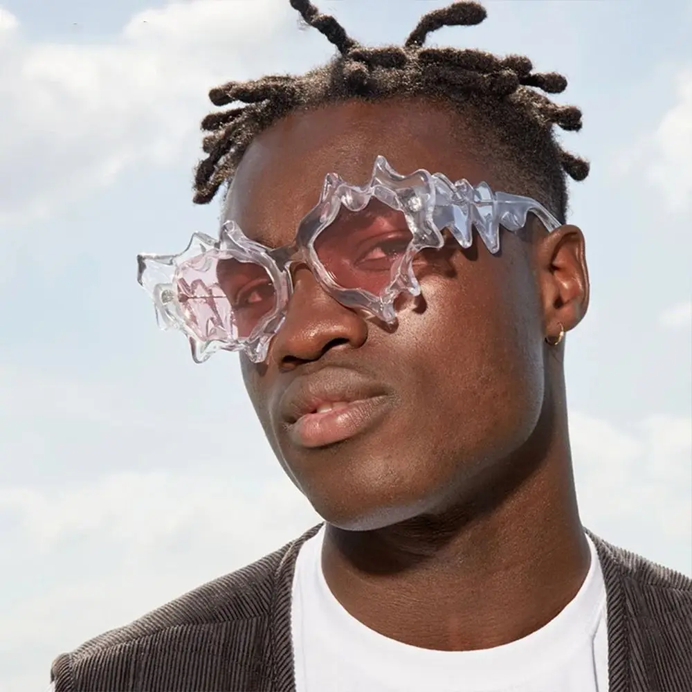 

Модные солнцезащитные очки Y2K в стиле панк с защитой UV400, красочные солнцезащитные очки «кошачий глаз», очки для женщин и мужчин