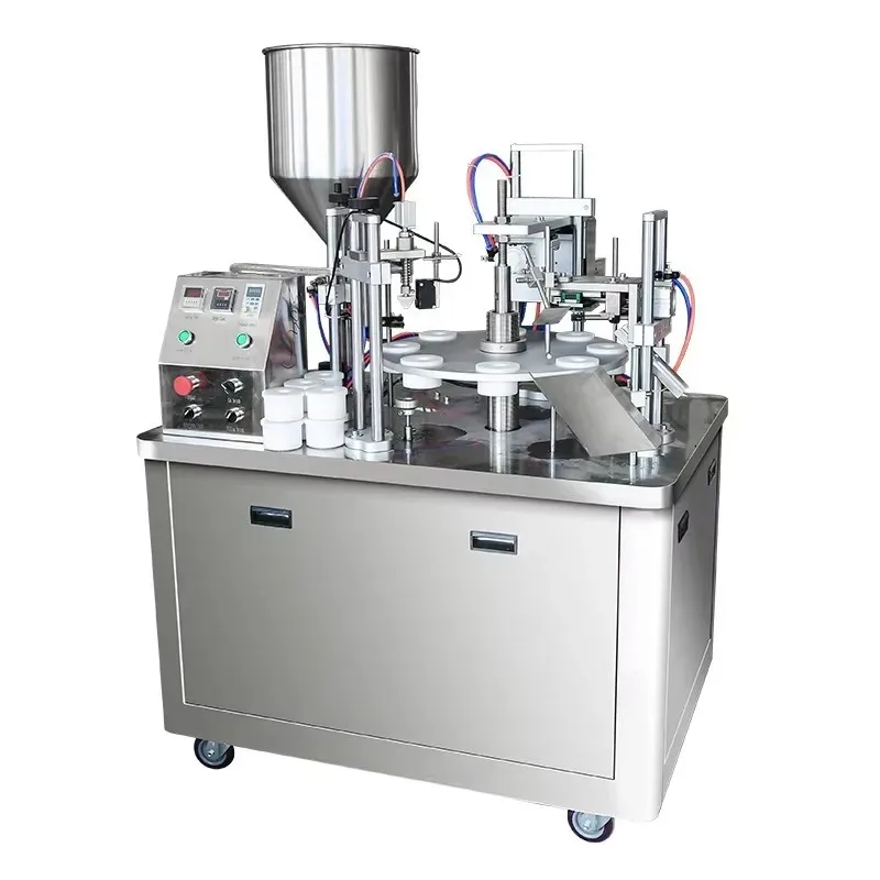 Aluminum Can & Plastic Tube Sealing Machine for Cosmetics Toothpaste Flexible Tube Tail Sealing Machine