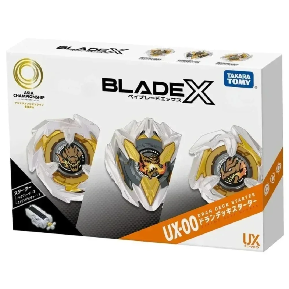 

Takara Tomy Bey X UX-00 BXG25 Starter Commemorating the Asian Championships Dolan Deck Starter Blade CARD GAME