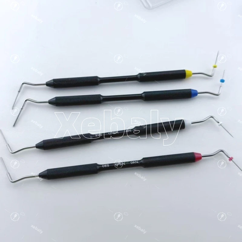 

4Pcs Dental Sybronendo Endo Buchanan Hand Plugger Niti Tip Fill Obturation Endodontics Instruments Gutta Cutter Dentistry Tools