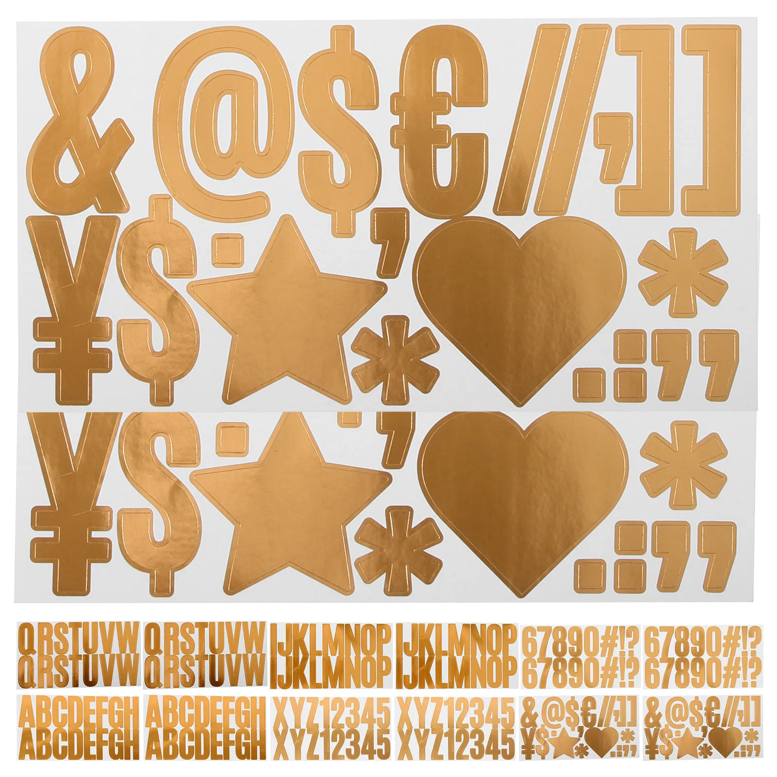 

24Pcs Letter Stickers Alphabet Vinyl Self Adhesive Decals for DIY Mailbox Car Bulletin Poster Board Letters Letter Stickers