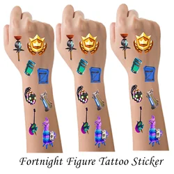 New Fortnight Figure Cartoon Tattoo Stickers Random 1 Set Action Character Toy Skin Decoration Children Girl Boy Christmas Birth