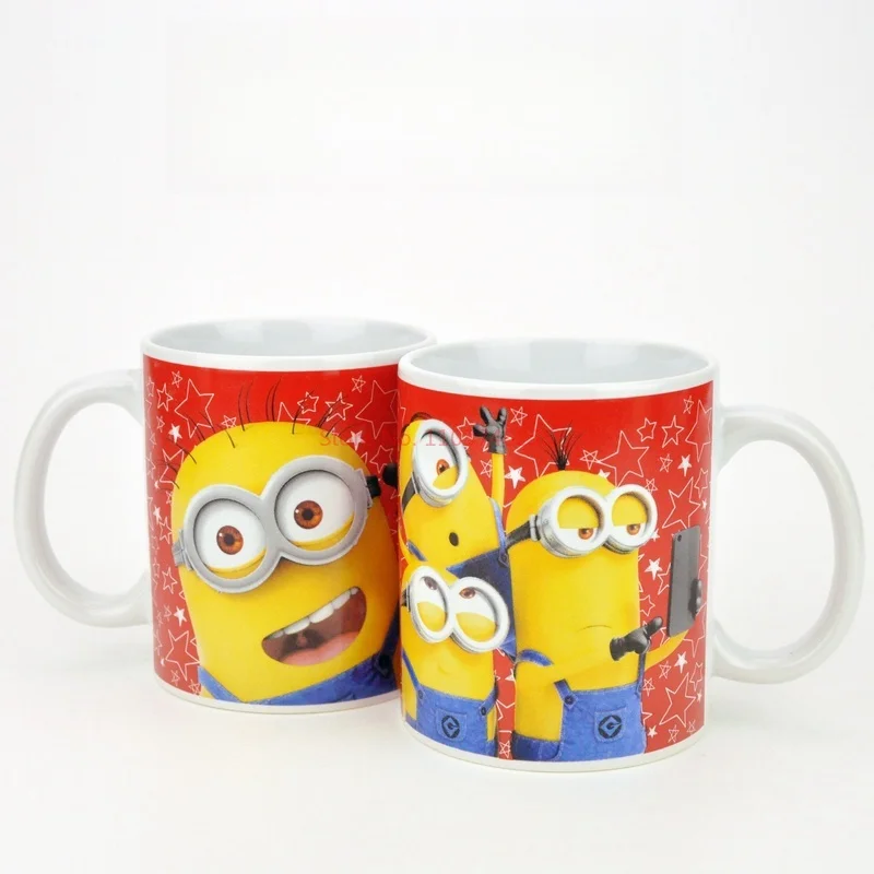 Despicable Me Minions, Little Yellow Man Multicolor Caneca, Produtos periféricos, Copos amantes, Copos de café, Presentes do feriado, Venda quente