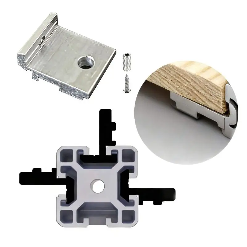 652F Easy Installation Aluminum Panel Brackets For Workbenches And Display Rack Building